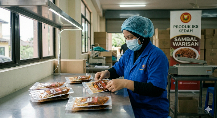 Stiker Label Produk Makanan