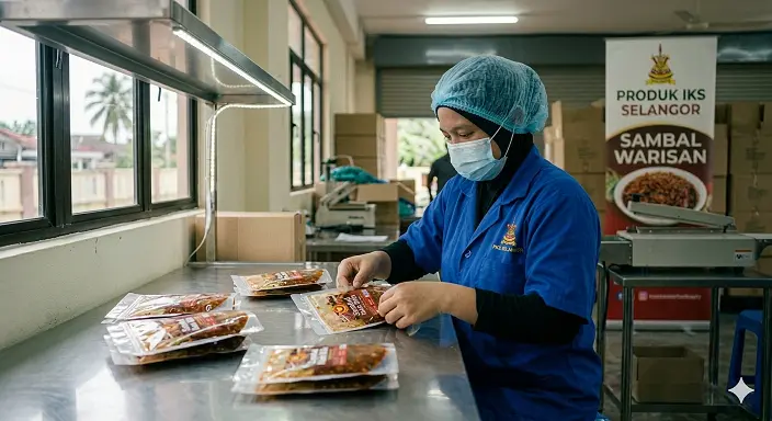 Stiker Label Produk Makanan