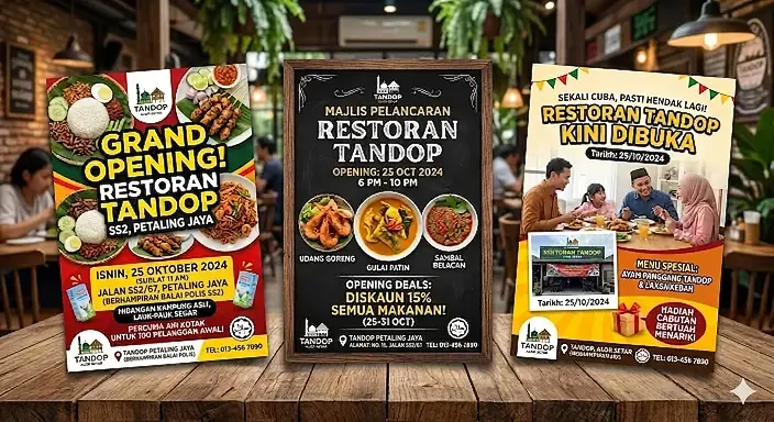 Flyer Promosi Restoran